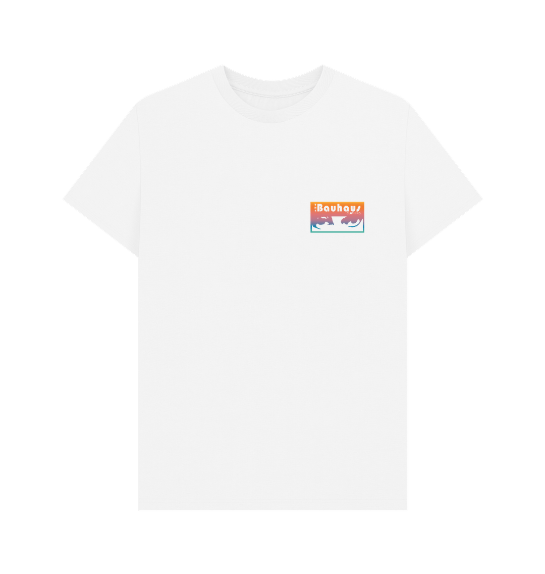 White Bauhaus Colour Wave Tee