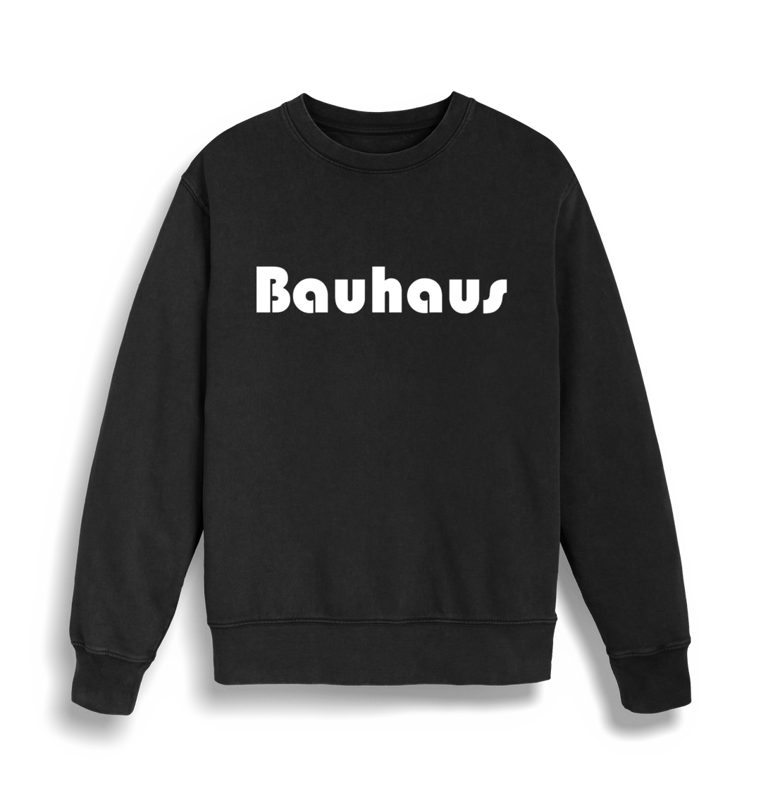 Garment Dyed Black Rock Bauhaus Washed Sweatshirt