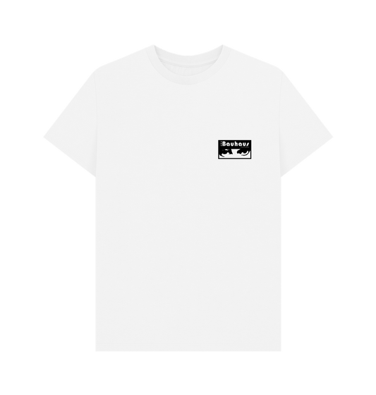 White Bauhaus black Logo Tee