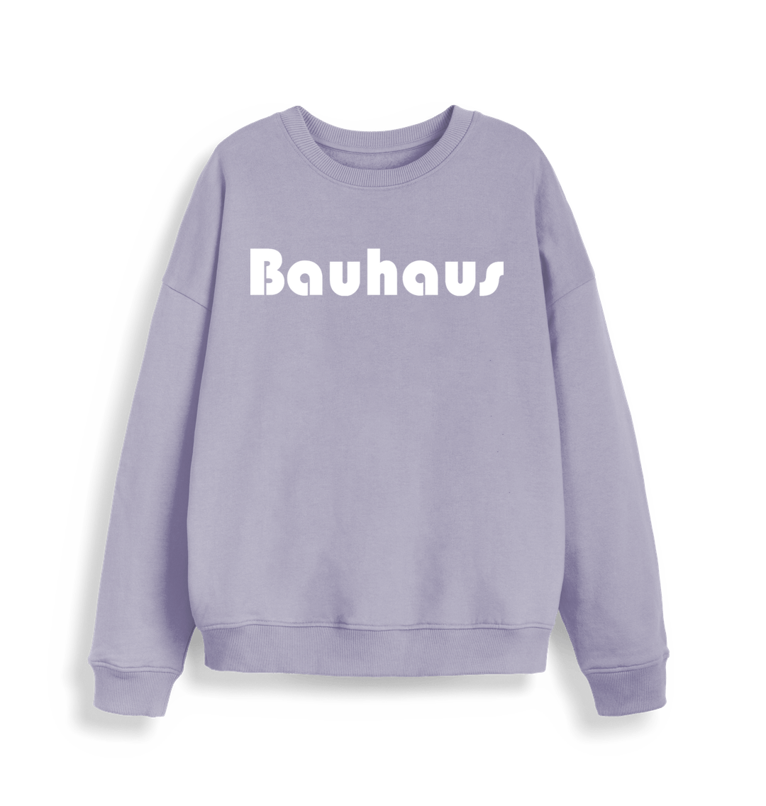 Lavender Bauhaus Women's Oversized Sweatshirt