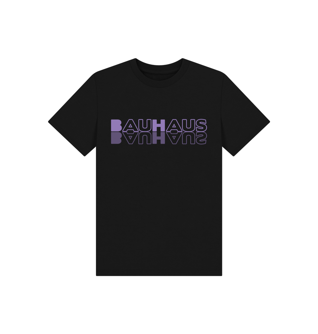 Black Bauhaus Echo Kids Tee