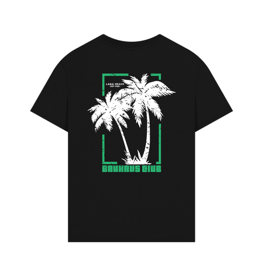 Bauhaus Palm Tree  Men's Oversized Tee