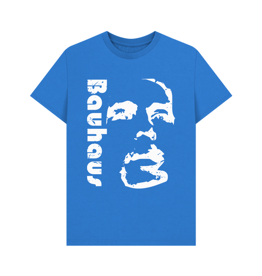 Bright Blue Bauhaus White Face Tee