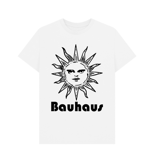 White Bauhaus Black Sun Tee