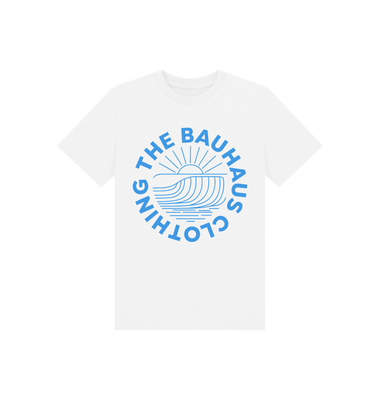 White Bauhaus Wave Kid's Tee