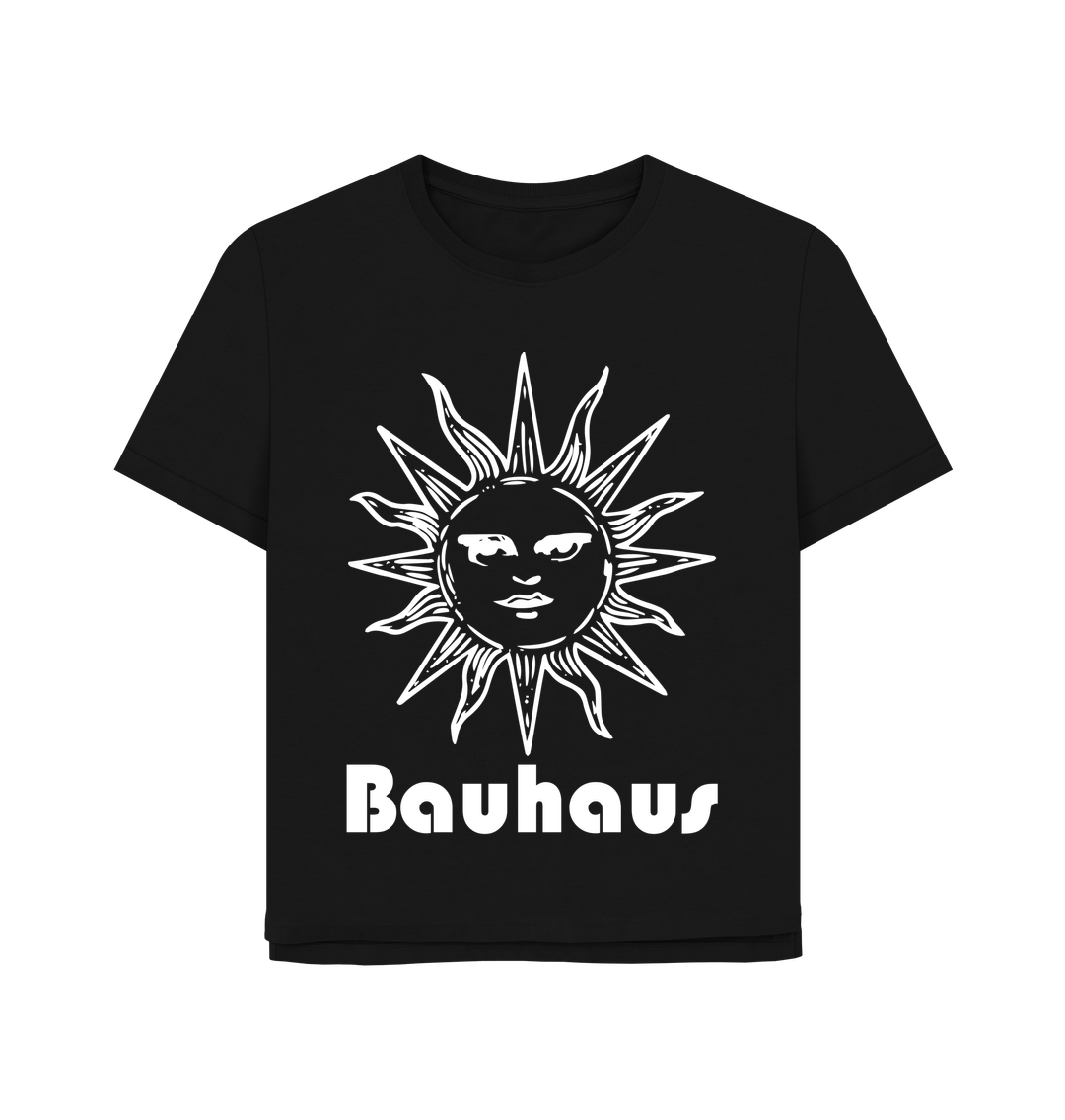 Black Bauhaus Sun Women's Relax Tee