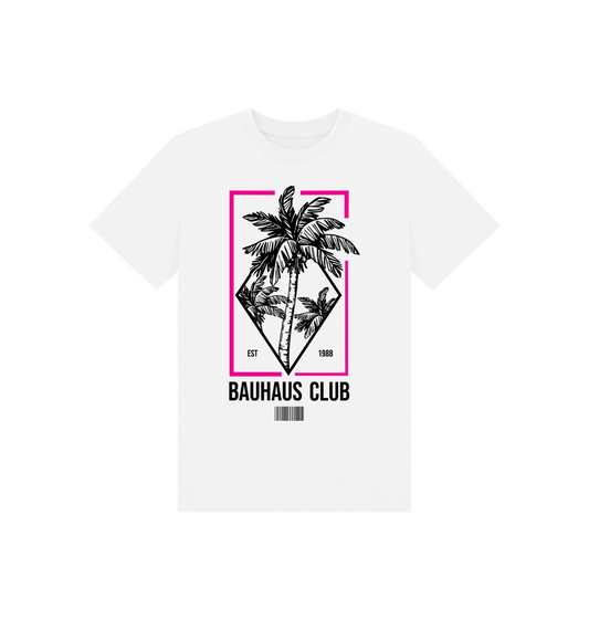 White White Bauhaus Palm Tree Kid's Tee