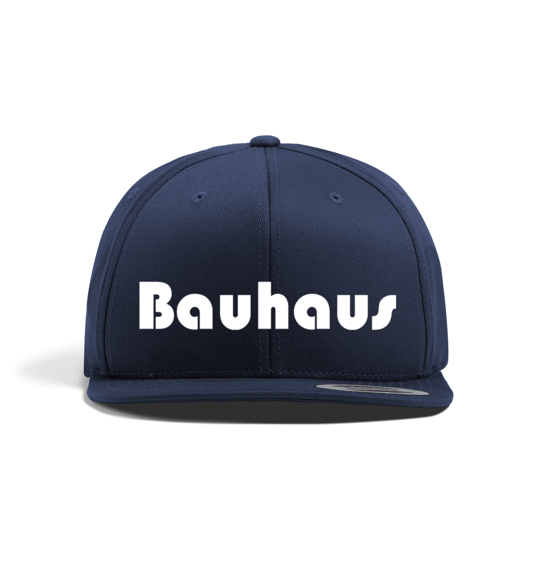 Navy Bauhaus Snapback Cap