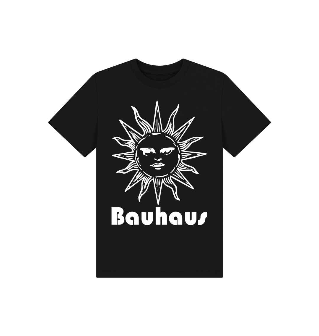 Black Bauhaus Sun Kids Tee