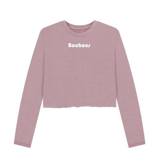 Mauve Bauhaus Women's Boxy Sweatshirt