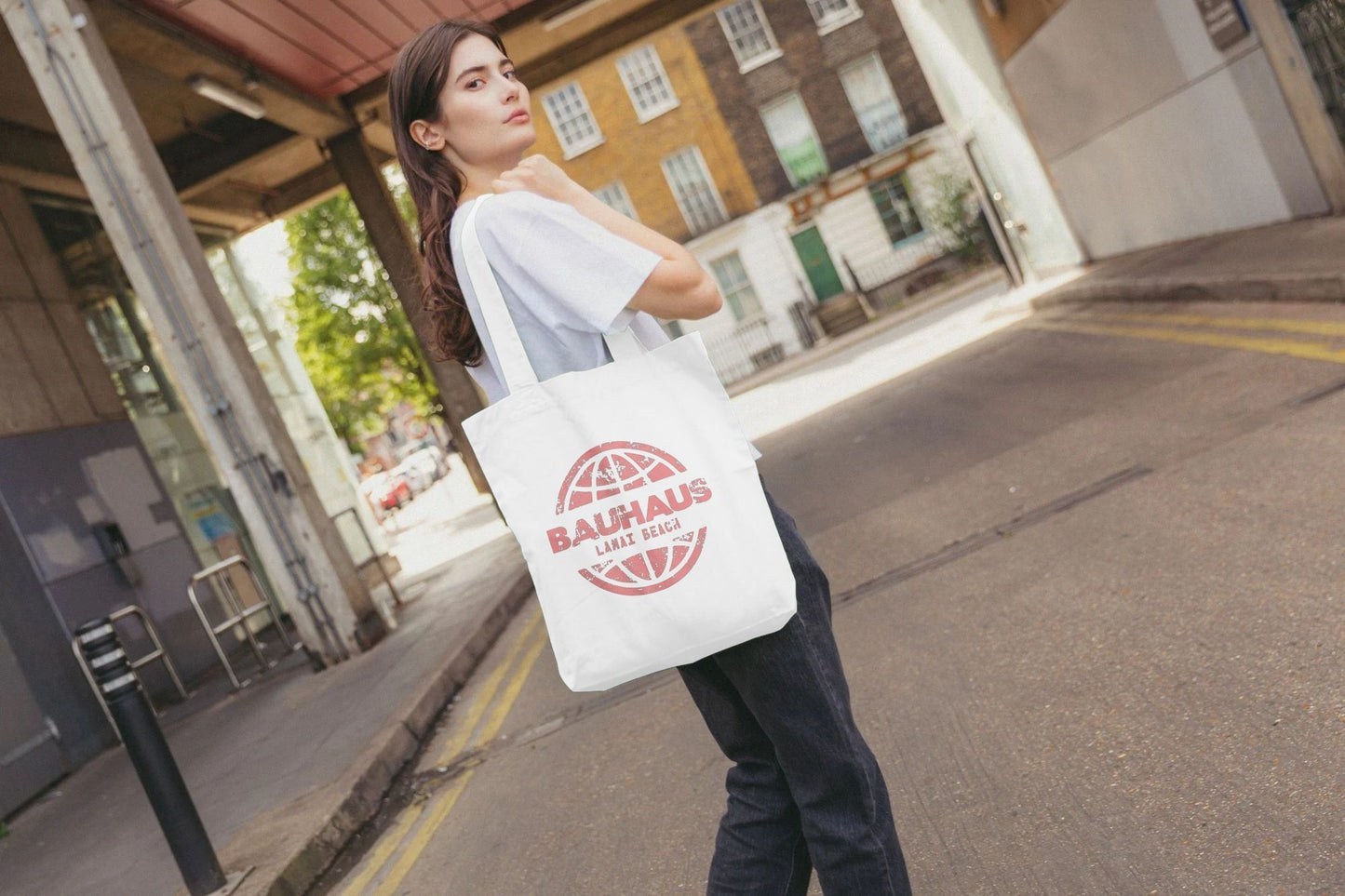 Bauhaus Globe Tote Bag