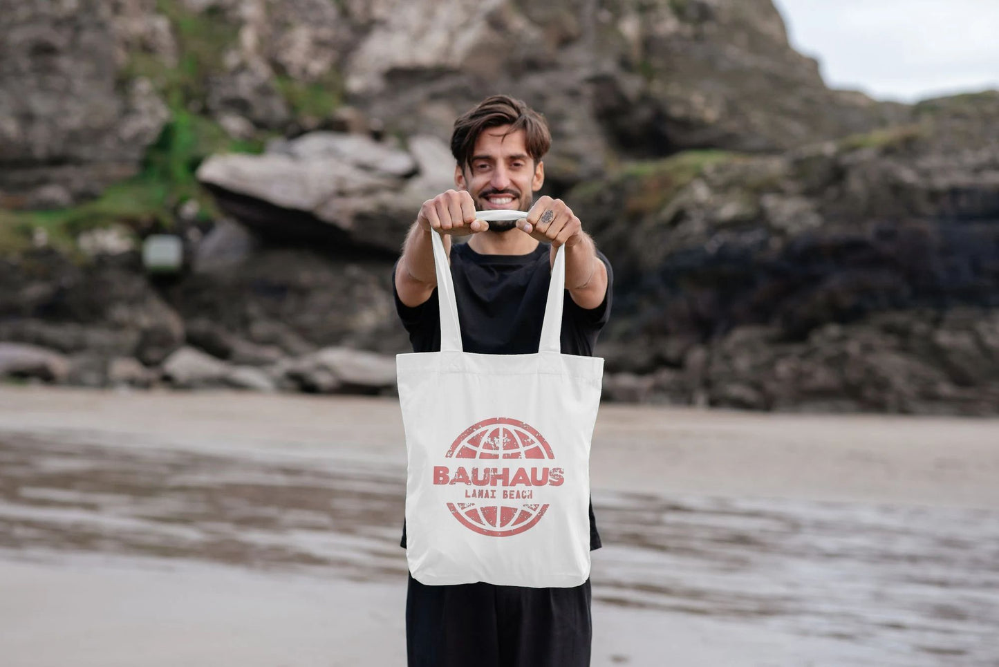 Bauhaus Globe Tote Bag