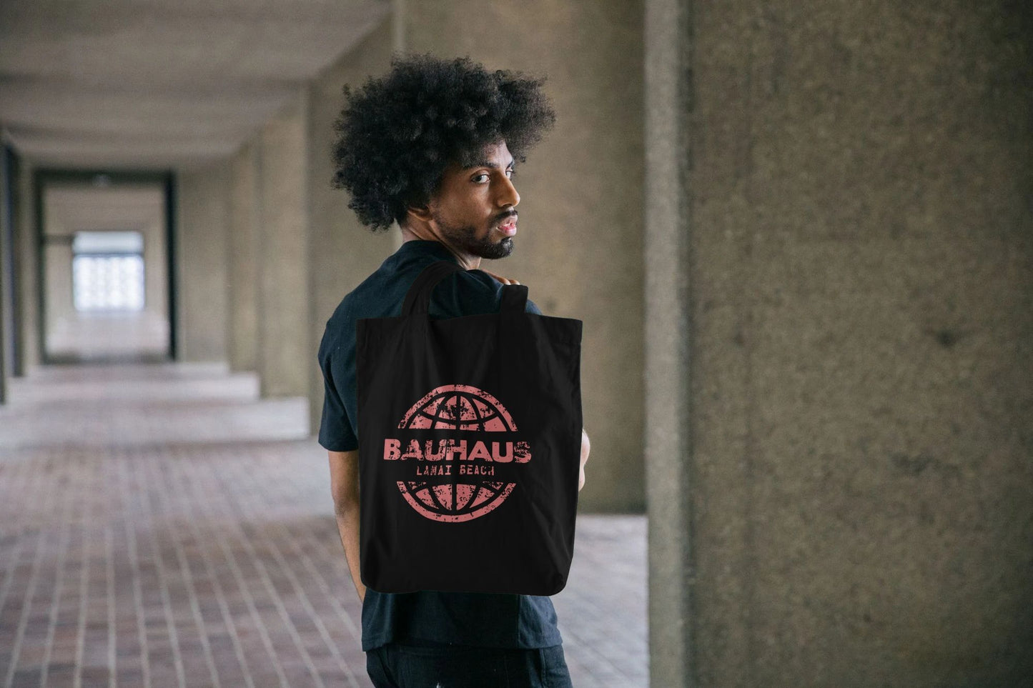 Bauhaus Globe Tote Bag